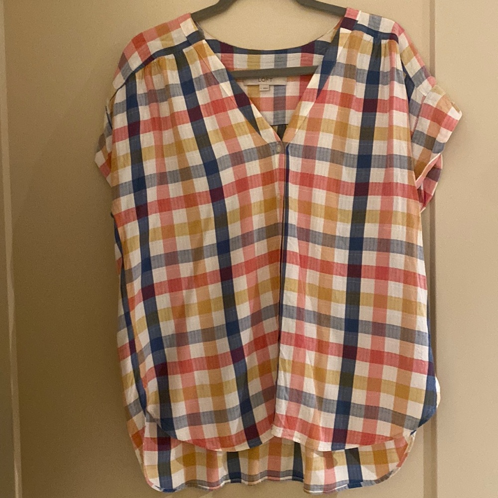 Plaid shirt from Loft